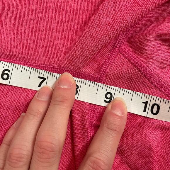 Outdoor Voices 3/4 Warmup Leggings Flamingo Heathered Pink - Picture 6 of 7